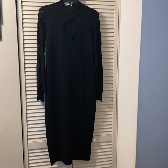 🔥Blue Orchid peekaboo midi  dress.🔥 - Picture 5 of 8